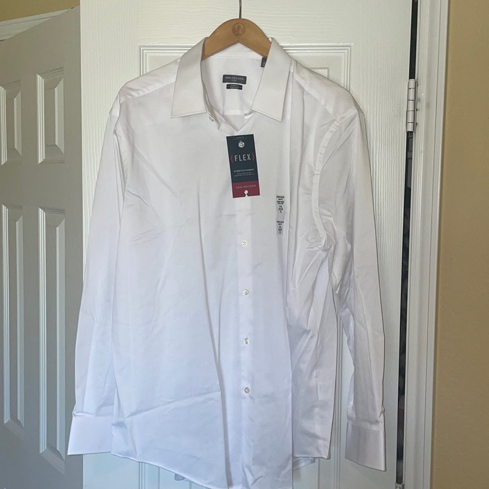 Men’s white dress shirt